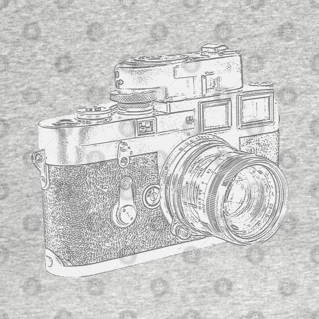 Retro Vintage Camera Side View by Squeeb Creative